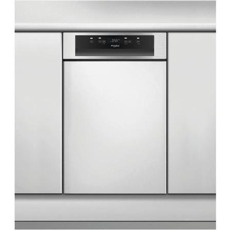 Masina de spalat vase incorporabila Whirlpool WSBC3M17X, 10 seturi, 6 programe, 6th Sense, Clasa A+, 45 cm