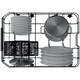 Masina de spalat vase incorporabila Whirlpool WSIC3M27C, 10 seturi, 6 programe, 6th Sense, Clasa E, 45 cm