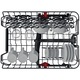 Masina de spalat vase incorporabila Whirlpool WSIC3M27C, 10 seturi, 6 programe, 6th Sense, Clasa E, 45 cm