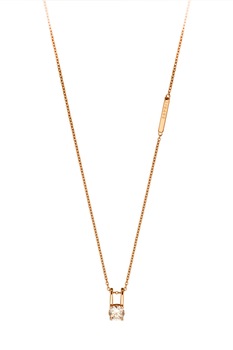 Esprit, Colier decorat cu cristal zirconia, Auriu deschis Esprit, Colier decorat cu cristal zirconia, Auriu deschis