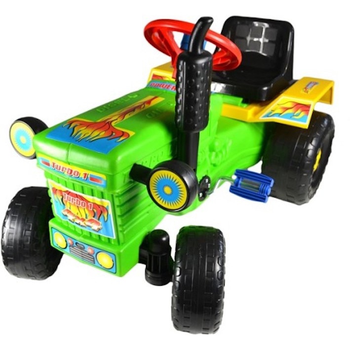 Tractor cu pedale pentru copii Malipen, verde
