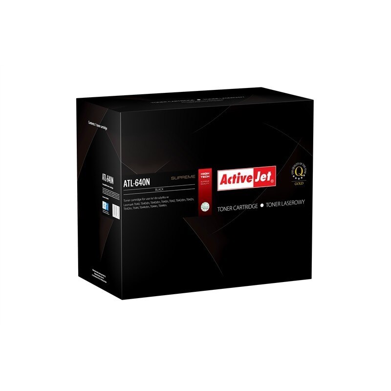 Cartus toner compatibil T640 Black pentru Lexmark, 21000 pagini, Premium Activejet, Garantie 5 ani