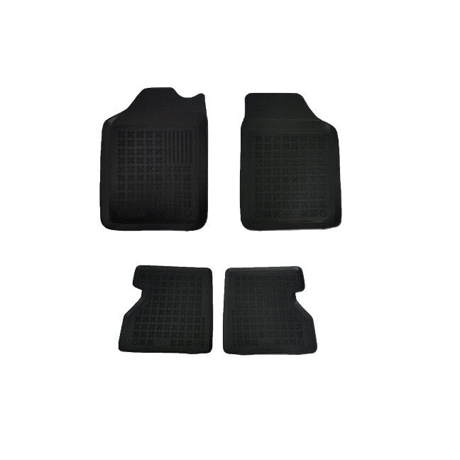 Set 4 covorase/presuri dedicate Renault Kangoo I 1998-2008,din cauciuc antiaderent stil tavita calitate de TOP