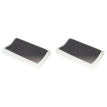 Set de 2 numar perna Mollyflex MOONTEX TERMAL GREY CERVICAL, din spuma cu memorie, 42x72 cm Set de 2 numar perna Mollyflex MOONTEX TERMAL GREY CERVICAL, din spuma cu memorie, 42x72 cm