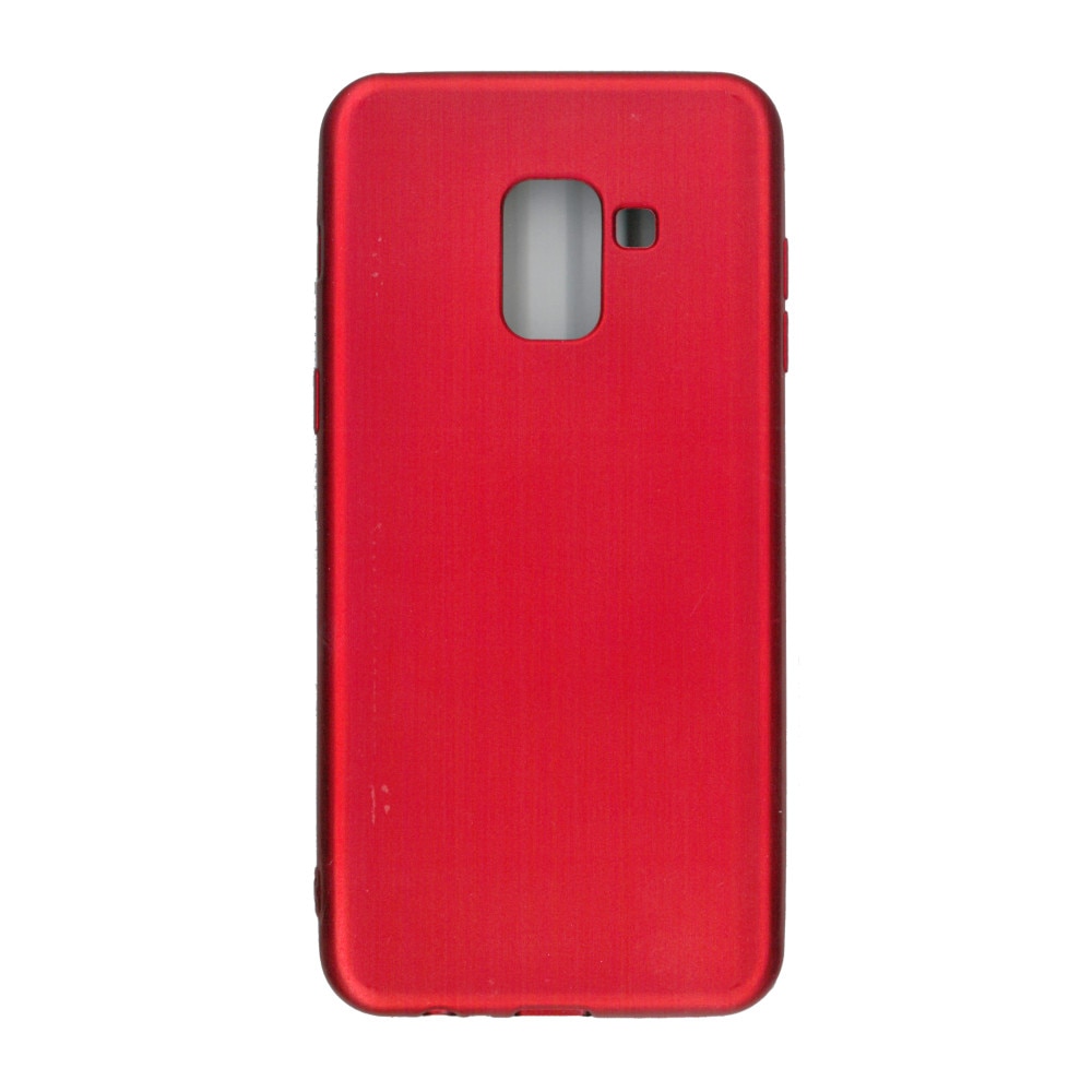 Husa din silicon full body EuroCELL pentru Samsung Galaxy A6 2018, rosu