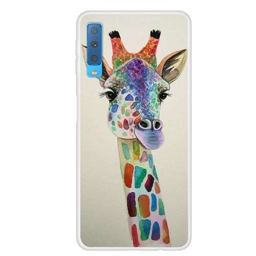 Carcasa Husa Samsung Galaxy A7 2018 Model Giraffe, Antisoc, Viceversa
