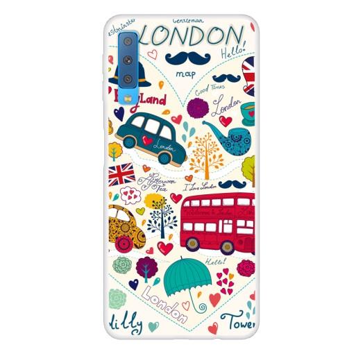 Carcasa Husa Samsung Galaxy A7 2018 Model London, Antisoc, Viceversa