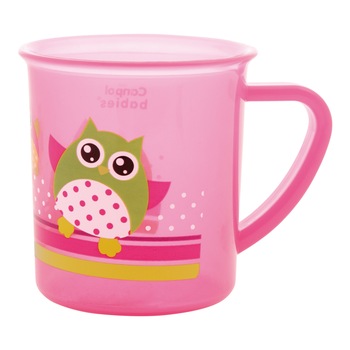 Canita „Bufnita“, Canpol babies®, fara BPA, 170 ml, roz Canita „Bufnita“, Canpol babies®, fara BPA, 170 ml, roz