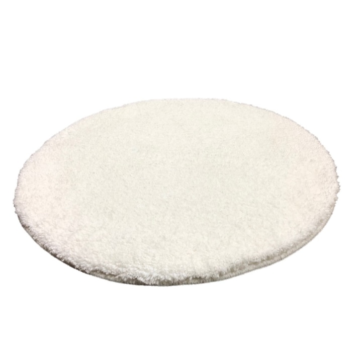 Powder vajpuha white (fehér) kerek szőnyeg 80cm