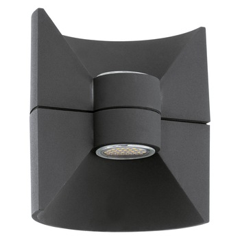 Aplica exterior REDONDO, EGLO, LED, 2x2.5W, 2x180lm, 3000K, lumina calda, aluminiu turnat, antracit, 17.5 x 16 x 12.5 cm, IP44 Aplica exterior REDONDO, EGLO, LED, 2x2.5W, 2x180lm, 3000K, lumina calda, aluminiu turnat, antracit, 17.5 x 16 x 12.5 cm, IP44