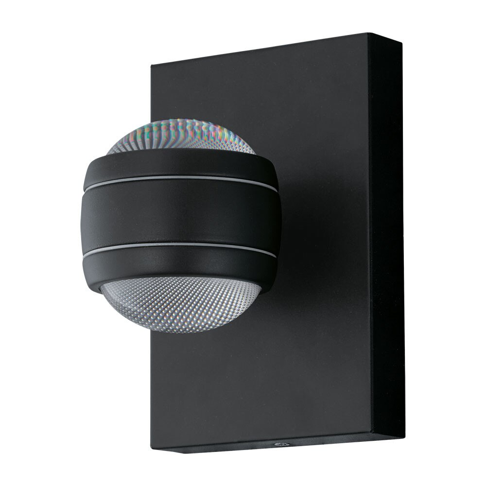 Aplica LED exterior SESIMBA, 94848, negru, 2x3.7W, 2x280lm, 3000K, IP44