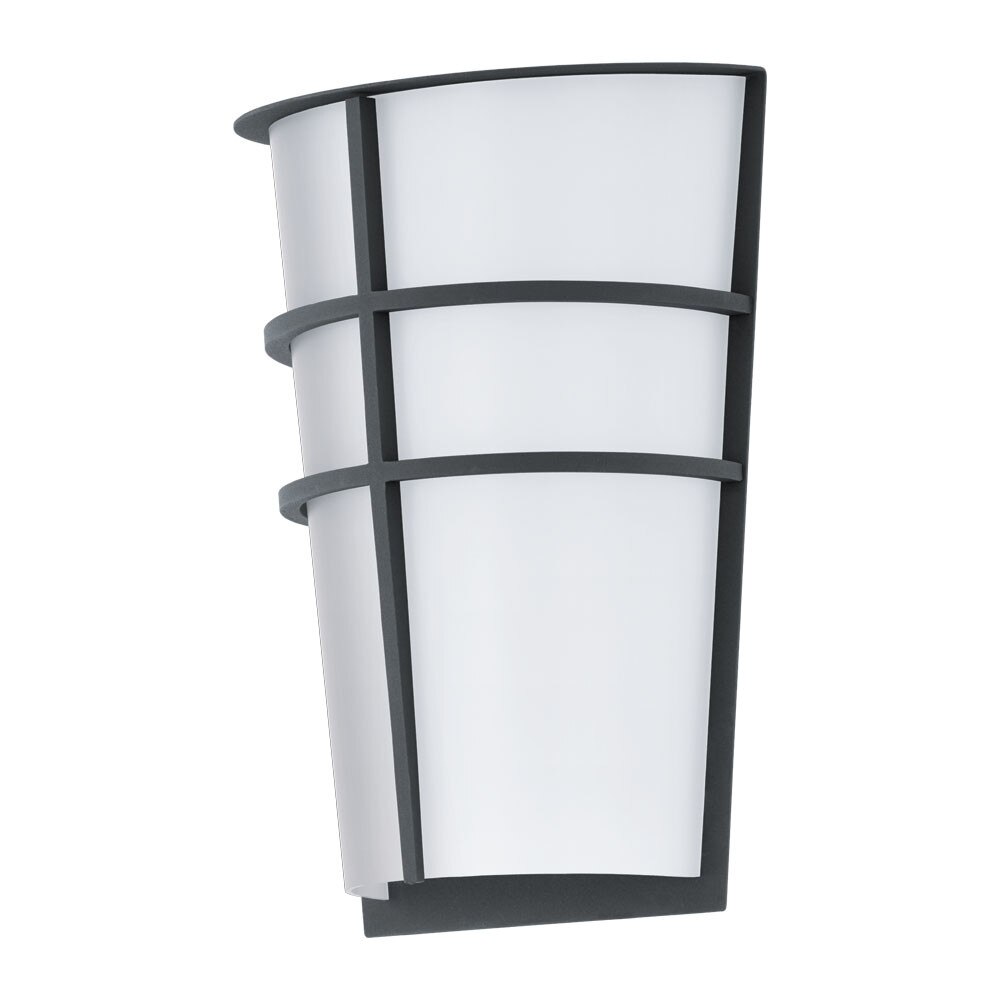 Aplica LED exterior BREGANZO, 94138, antracit/alb, 2x2.5W, 2x180lm, 3000K, IP44