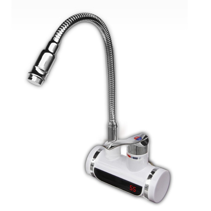 Incalzitor de apa digital cu pipa mobila SAPIR SP 7100 JEF, 3000W, Indicator de temperatura, pana la 55° apa calda, montaj orizontal