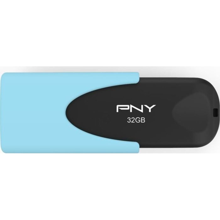 Memorie USB PNY Attache 4 Pastel, 64GB, USB 2.0, Albastru