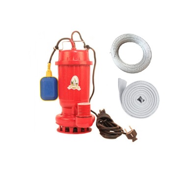Set Pompa Apa Murdara Micul Fermier WQD10-10-1.1 Cu Plutitor + Furtun De Pompier 2 Set Pompa Apa Murdara Micul Fermier WQD10-10-1.1 Cu Plutitor + Furtun De Pompier 2