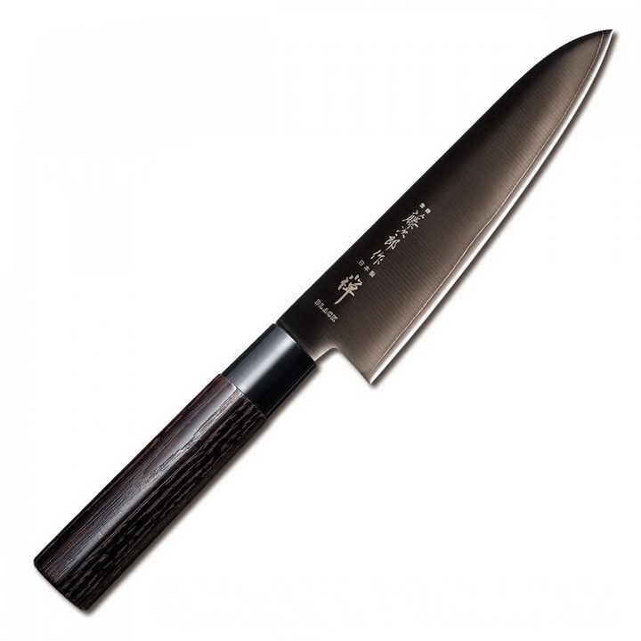 Cutit Profesional Japonez Ghyutoh, Tojiro-Zen Black, FD-1563, 180 mm