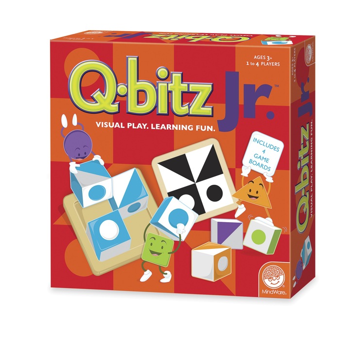 Q-bitz Jr. oktatójáték fadarabokkal