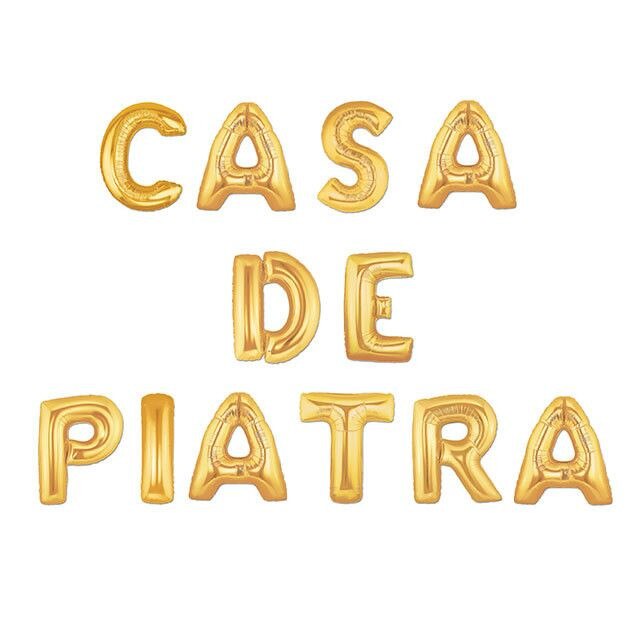 Balon Folie, Casa De Piatra, Auriu, 40 cm
