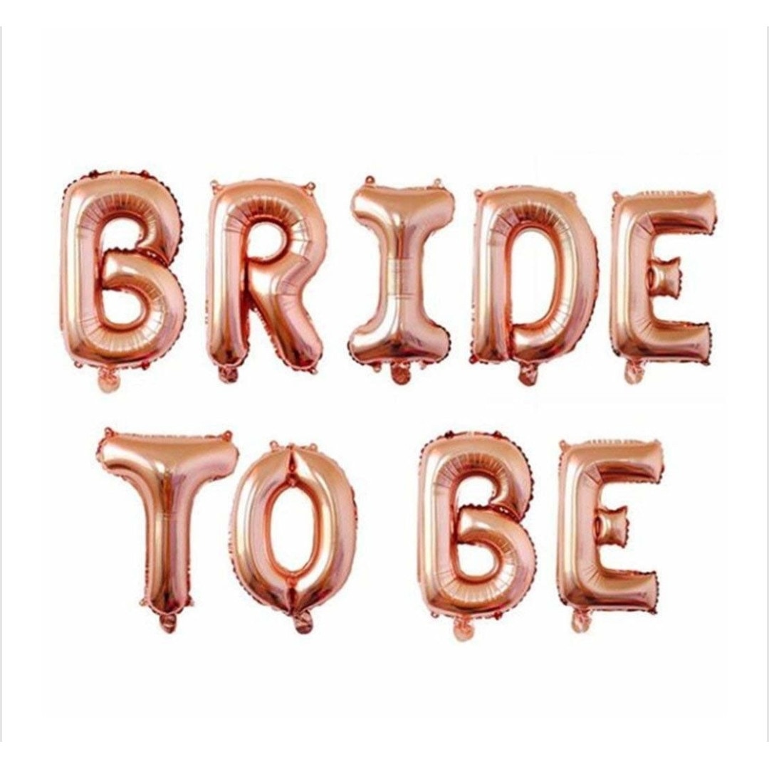 Balon Folie, Bride To Be, Rose Gold, 40 cm