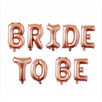 Balon Folie, Bride To Be, Rose Gold, 40 cm Balon Folie, Bride To Be, Rose Gold, 40 cm