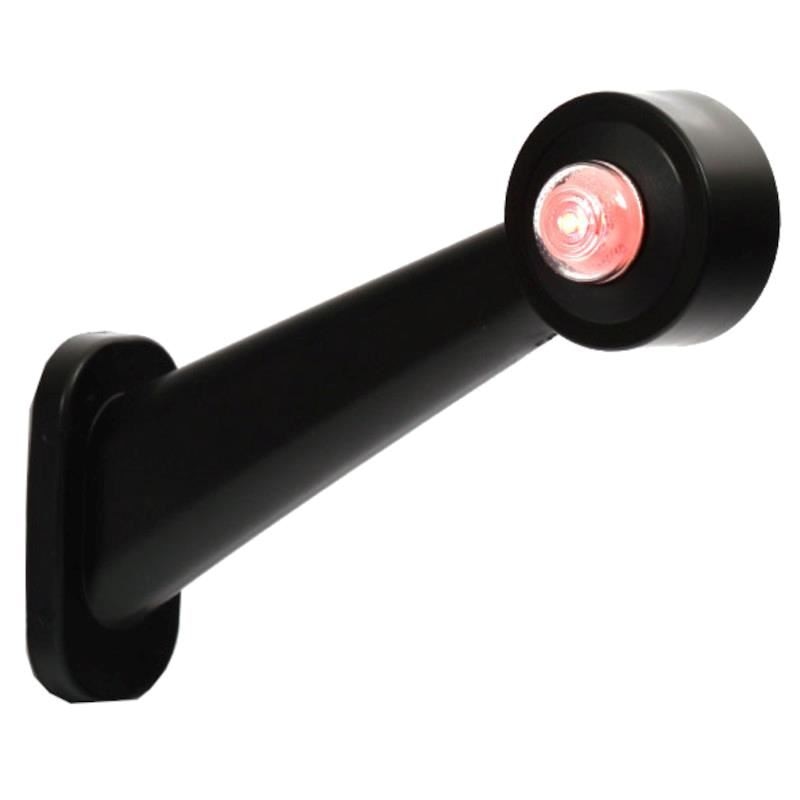 Lampa gabarit cu brat 187mm, oblic 45°, LED, alb-rosie, dreapta, 12-24V, W21.3 136P Was