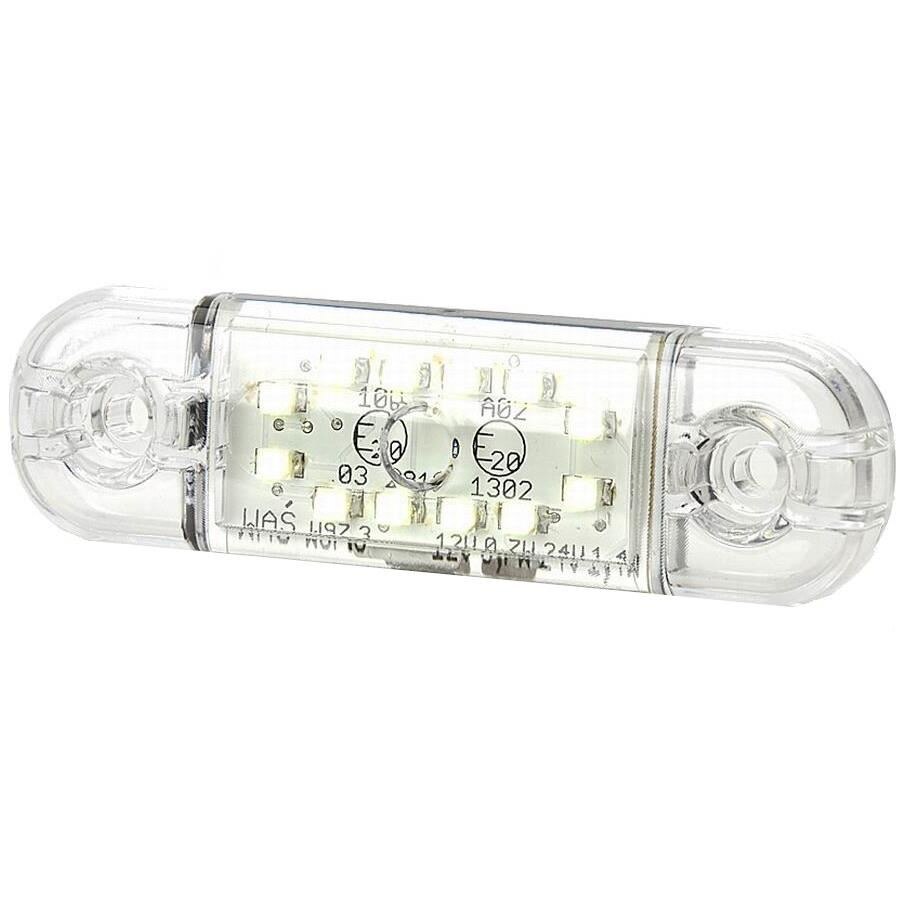 Lampa gabarit 84x24, LED, slim, alba, 12-24V, W97.3 716 Was