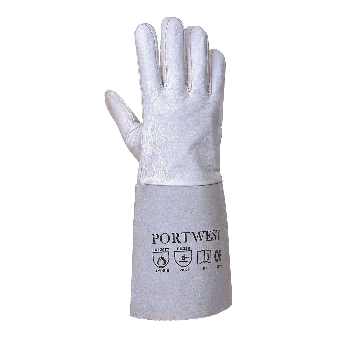 Manusi Premium Tig Welding, SafetyZone, Gri, 2XL