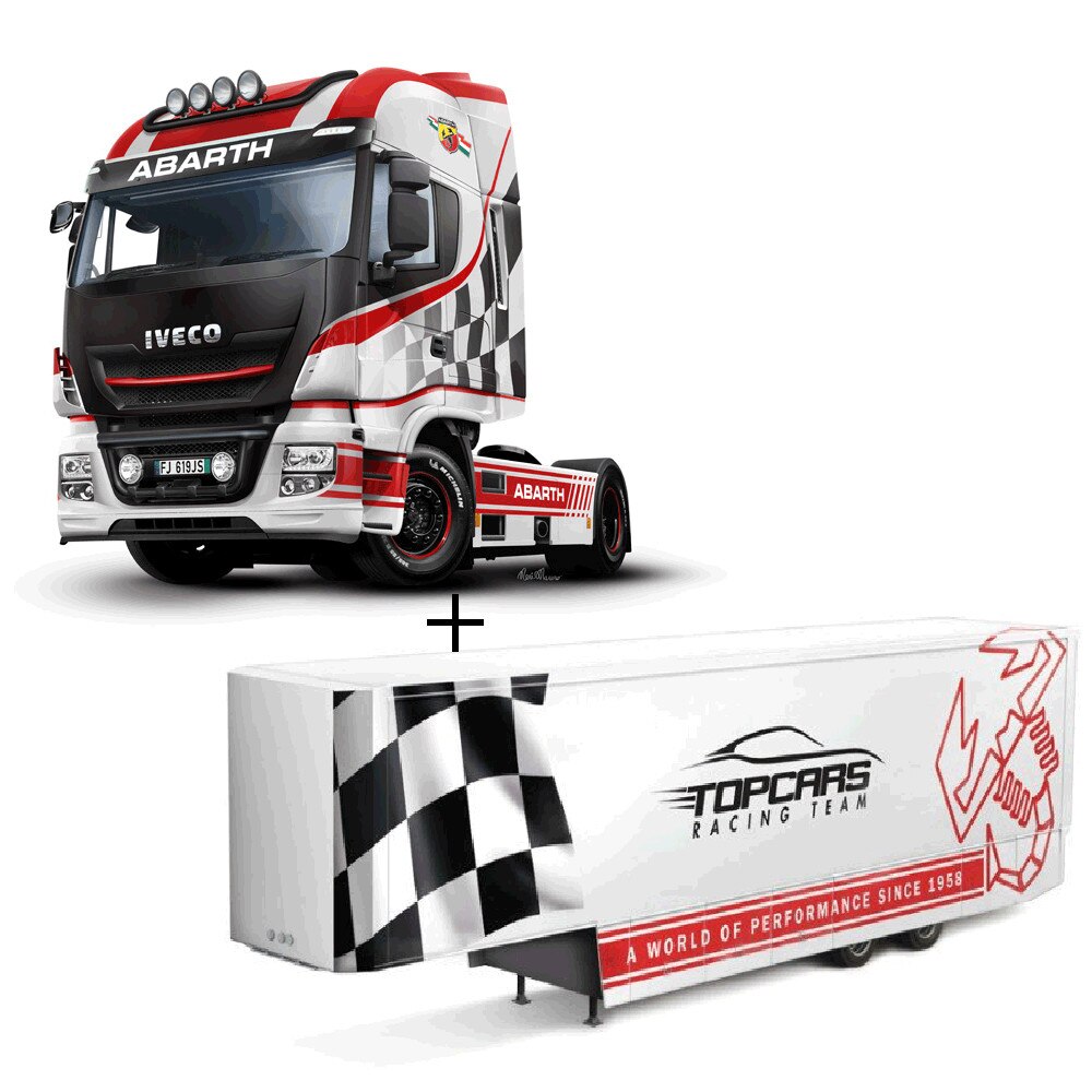 Конструктор за сглобяване IVECO Hi-Way E5 ABARTH SHOWTRUCK +