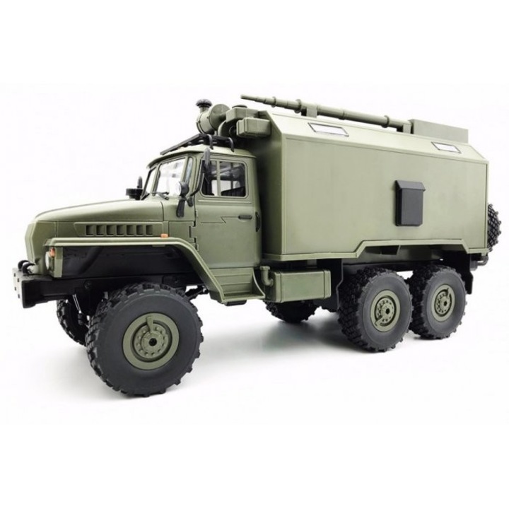 Camion militar WPL B-36 (1:16, 6WD, 2.4G, LiPo, timp de lucru 40 min) - verde