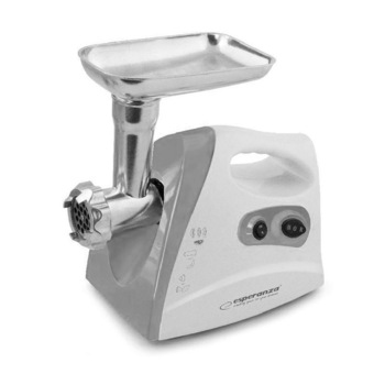 Masina de tocat Esperanza P-12, 600W, Cutit inox, Alb/Inox Masina de tocat Esperanza P-12, 600W, Cutit inox, Alb/Inox