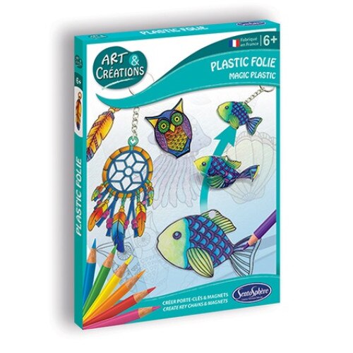 Set creativ - Magic Plastic - Brelocuri si Magneti