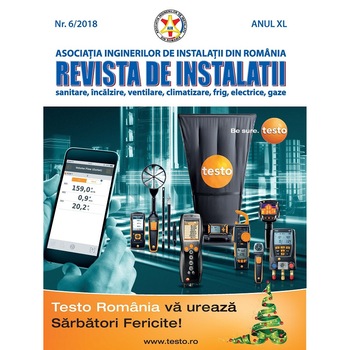 Revista de instalatii nr. 6/2018, Asociatia Inginerilor De Instalatii Din Romania Revista de instalatii nr. 6/2018, Asociatia Inginerilor De Instalatii Din Romania