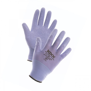 Manusi pentru gradina , nylon + latex, marimea 8, L Manusi pentru gradina , nylon + latex, marimea 8, L