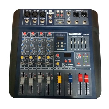 Mixer neamplificat Temeisheng , display digital , cititor card SD , usb , 5 benzi egalizator grafic Mixer neamplificat Temeisheng , display digital , cititor card SD , usb , 5 benzi egalizator grafic