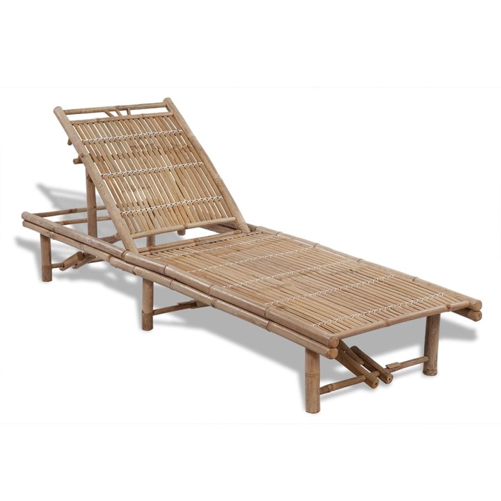VidaXL bambusz napozóágy 41499