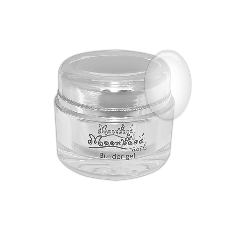 Gel UV pentru constructie Flow Clear MoonbasaNails, Model nr 017, Transparent, 30g