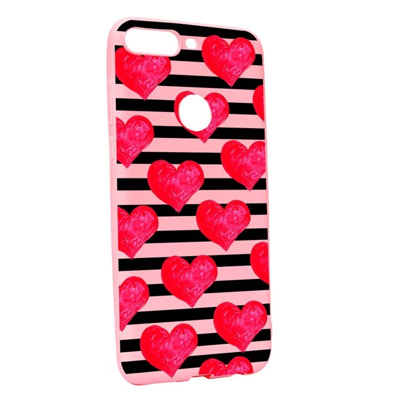 Husa OnePlus 5T, Silicon, Red Heart P102