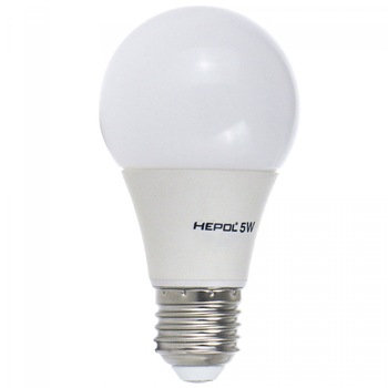 Bec LED Hepol clasic, A60, E27, 5W, lumina calda, AN Bec LED Hepol clasic, A60, E27, 5W, lumina calda, AN