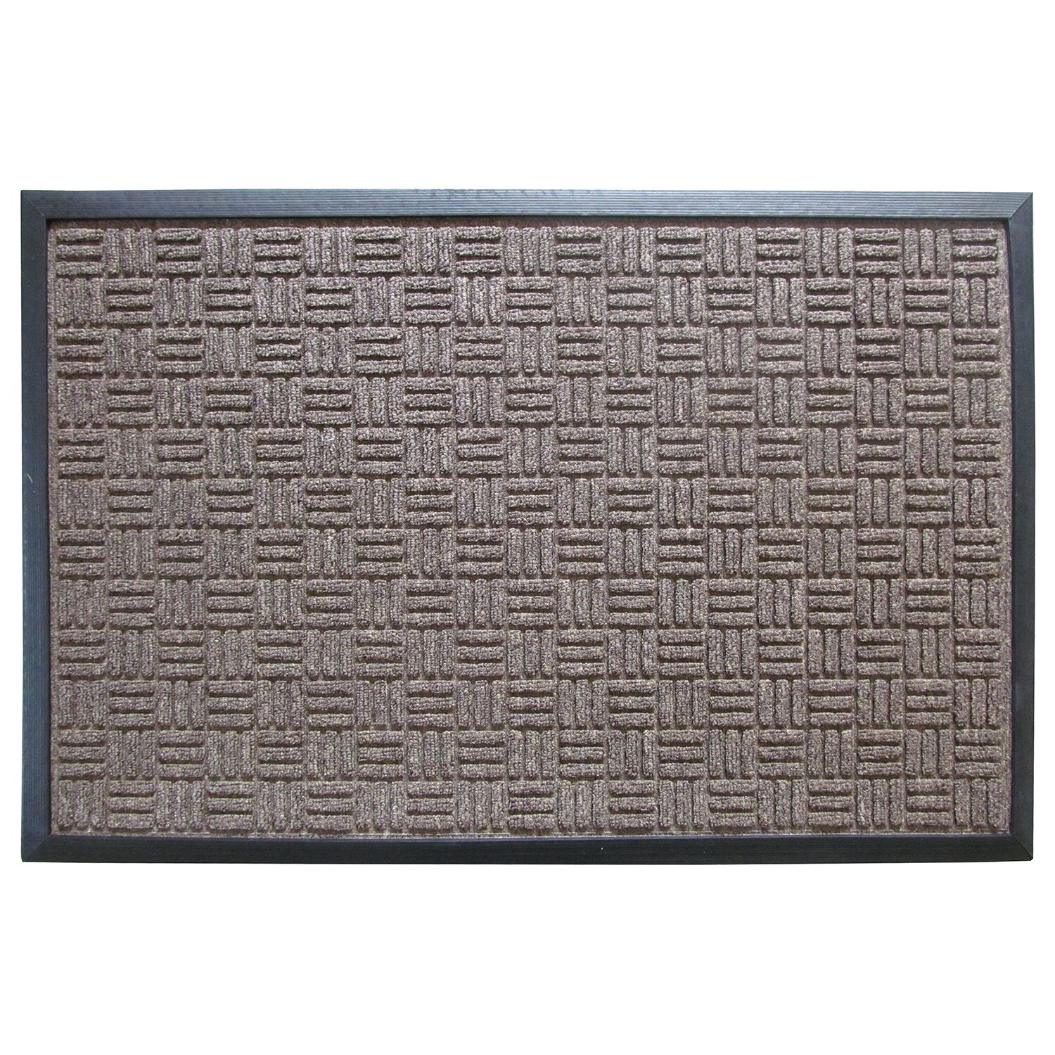 Covoras intrare Duramat, Cauciuc/Polipropilena, Maro, 60 Х 90 cm