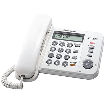 Telefon fix Panasonic KX-TS580FXB, alb 1010026_1 Telefon fix Panasonic KX-TS580FXB, alb 1010026_1