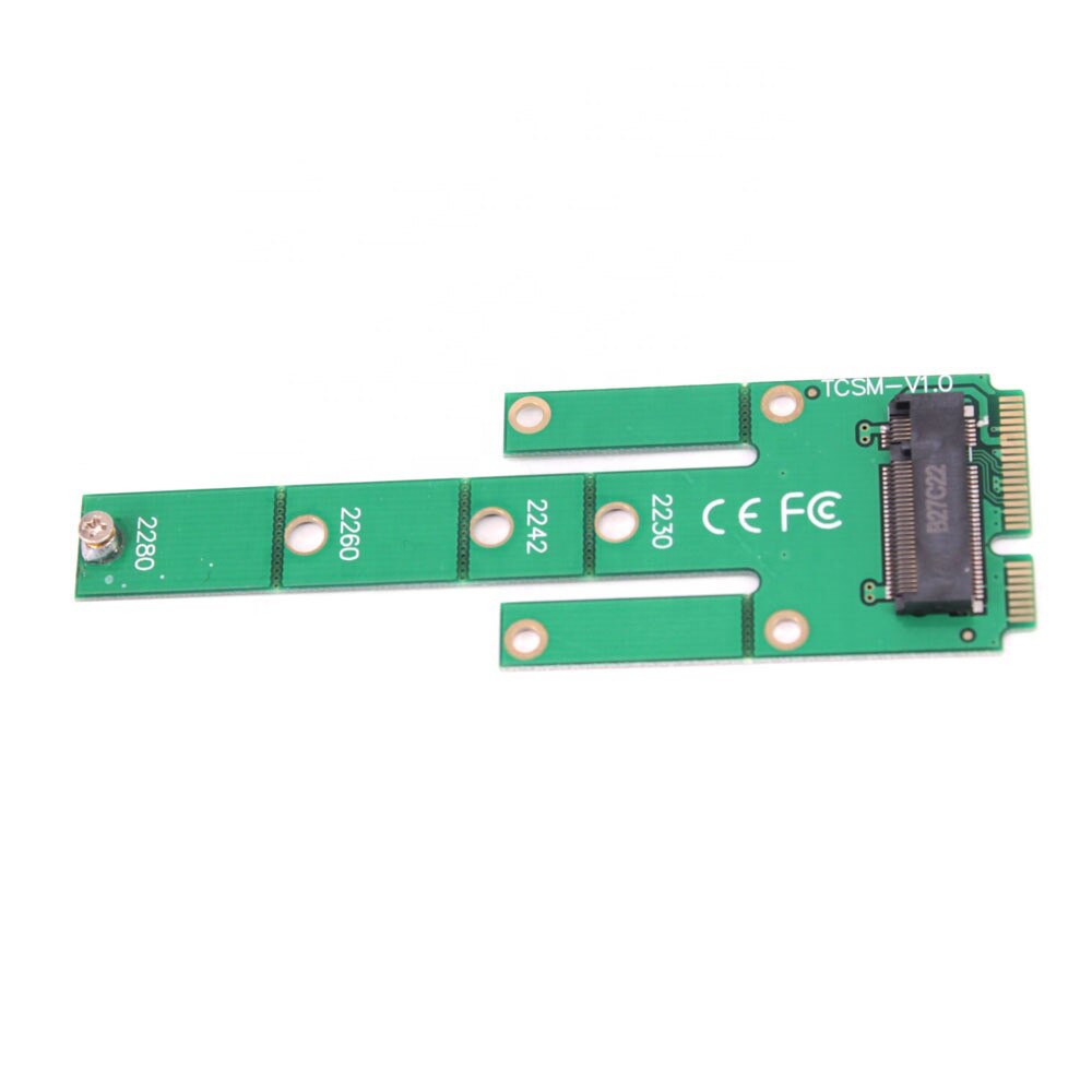 Adaptor NGFF B Key SSD la placa de baza mSATA Mini PCI-E