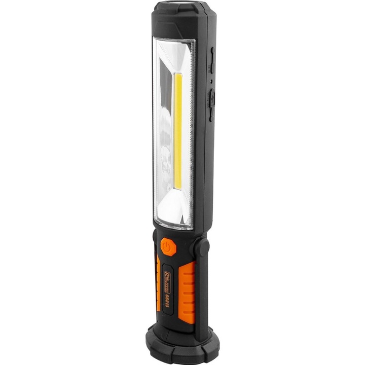 Lanterna lucru, LED COB, magnetica, cu acumulator, 5 W, 450+25 lm, USB, Richmann Exclusive