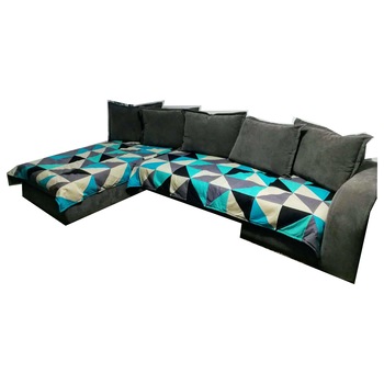 Set 2 huse de protectie coltar, 2 bucati, gri/turcoaz Set 2 huse de protectie coltar, 2 bucati, gri/turcoaz