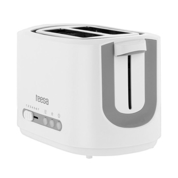 Prajitor de paine toaster, Teesa A2, 850W, 2 felii, 7 setari, Functie dezghetare si incalzire, carcasa rece Prajitor de paine toaster, Teesa A2, 850W, 2 felii, 7 setari, Functie dezghetare si incalzire, carcasa rece