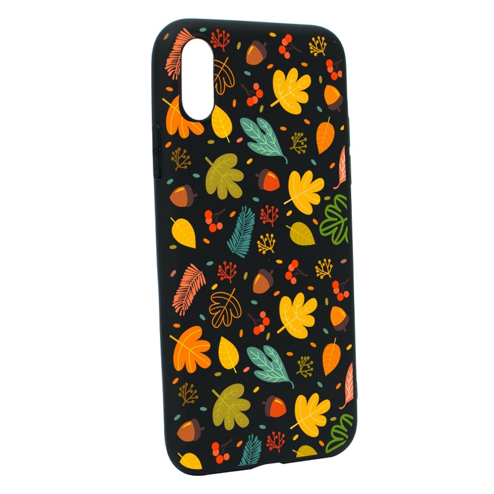 Husa Apple iPhone XS Max, Silicon, Toamna B108