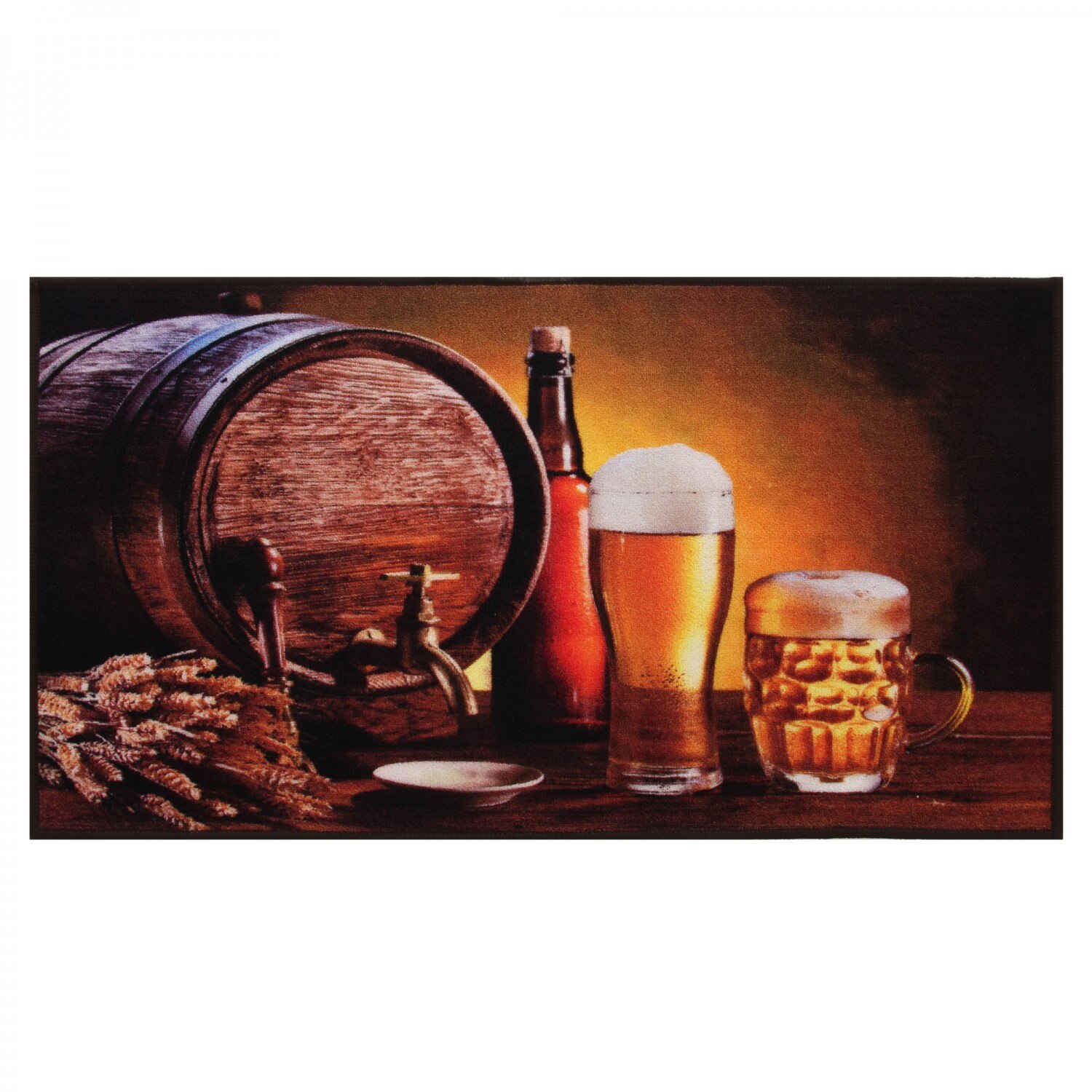 Covor bucatarie, imagine cu Bere dreptunghiular ,67 x 120 cm, ATS, antiderapant