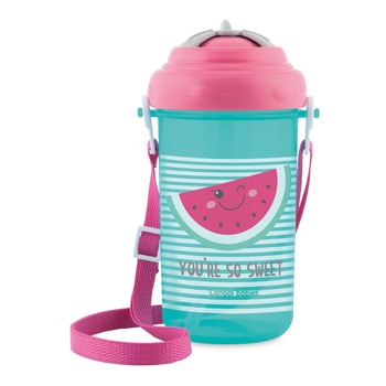Canita sport „You’re so sweet“ cu pai retractabil, Canpol babies®, fara BPA, 400 ml, roz Canita sport „You’re so sweet“ cu pai retractabil, Canpol babies®, fara BPA, 400 ml, roz