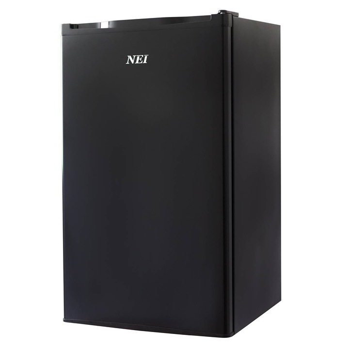 Хладилник NEI MR-101B, 90 литра, Клас F, Черен