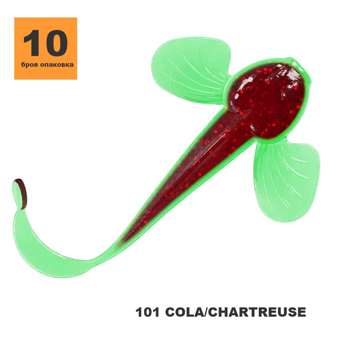 Примамка TOIRTAP ПОПЧЕ-Т 2.25″, 101 Cola/Chartreuse
