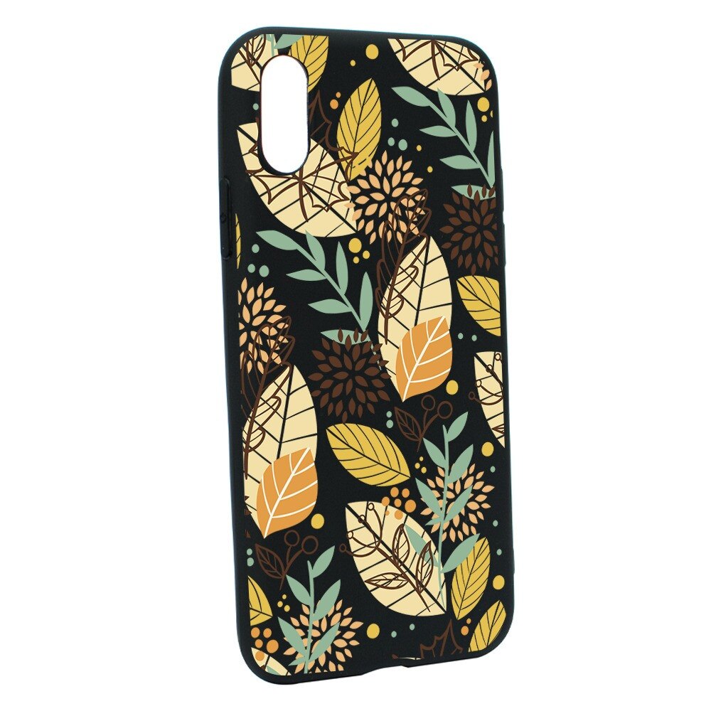 Husa Apple iPhone XS / X, Silicon, Toamna B109